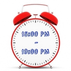 15:00 PM - 19:00 PM