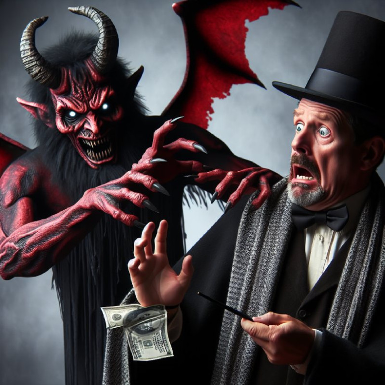 "Give the devil his due" - Acknowledging the good in a bad or undeserving person. It's from "Henry IV, Part I" (Act 1, Scene 2).