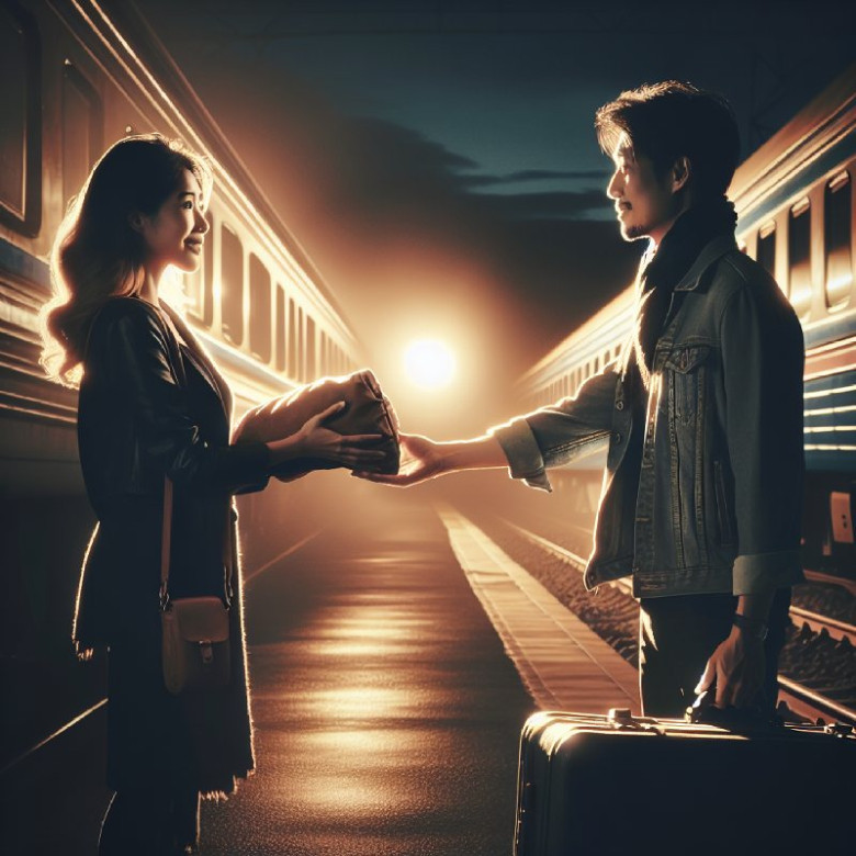 "Parting is such sweet sorrow" - Meaning the farewell is bitter-sweet. This phrase is from "Romeo and Juliet" (Act 2, Scene 2).