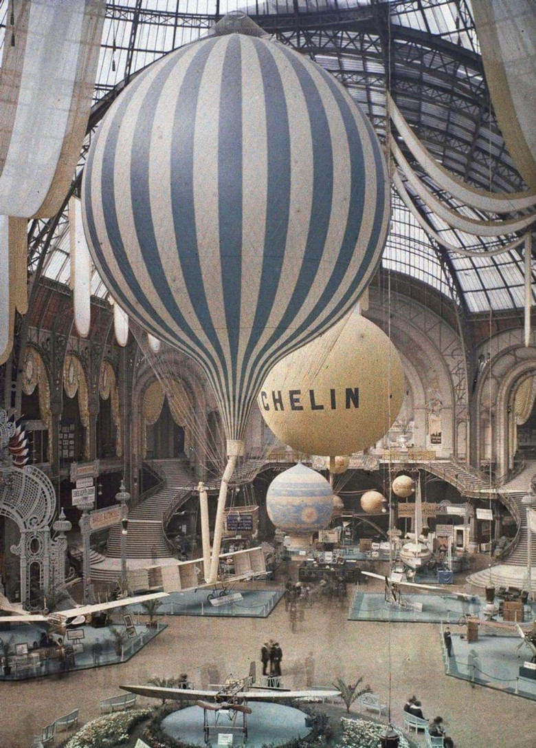 Aeronautic Exhibition At The Grand Palais In Paris, 1909