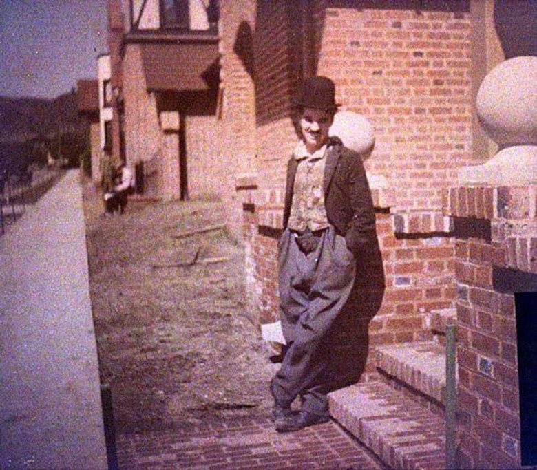Charlie Chaplin Posing For The Camera, c. 1917
