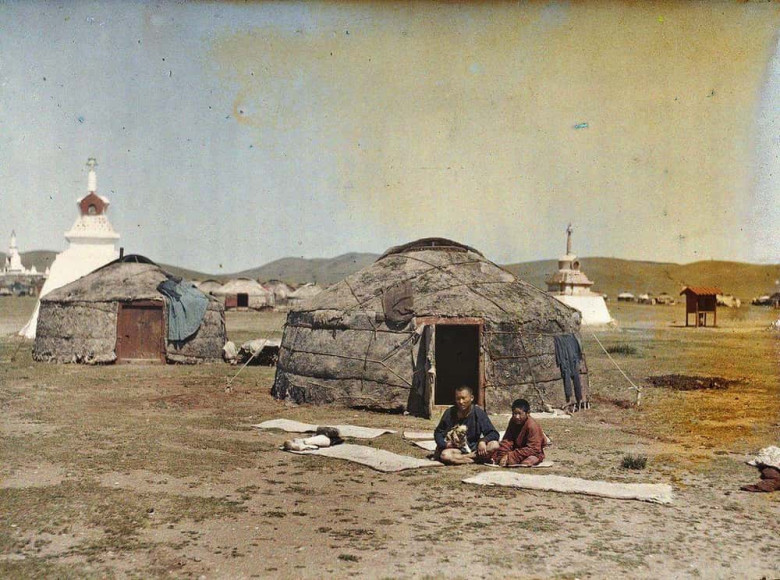 A Yurt In Mongolia, c. 1913
