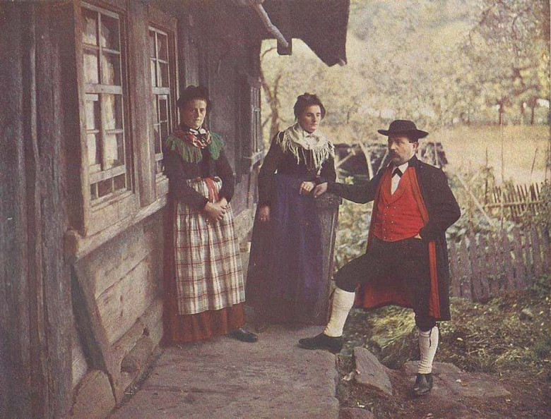 Residents Of The Black Forest In Germany, 1910