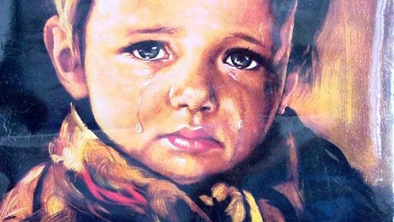 The Undying Enigma: Crying Boy Paintings and Their Fiery Curse